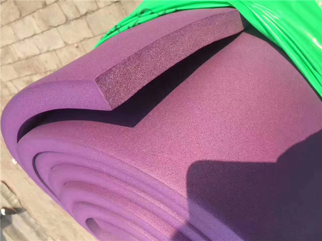紫色橡塑海绵